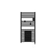 THERMOR - Sèche-serviettes connecté Riva 5 avec soufflerie 1500W Noir carbone - THERMOR - 471637 - vignette