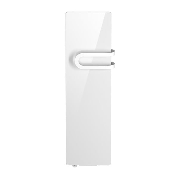 INTUIS - Radiateur connecté 700W + Soufferie 800W Verre massif Blanc lys CAMPAVER BAINS Nativ - INTUIS - K165115 - large