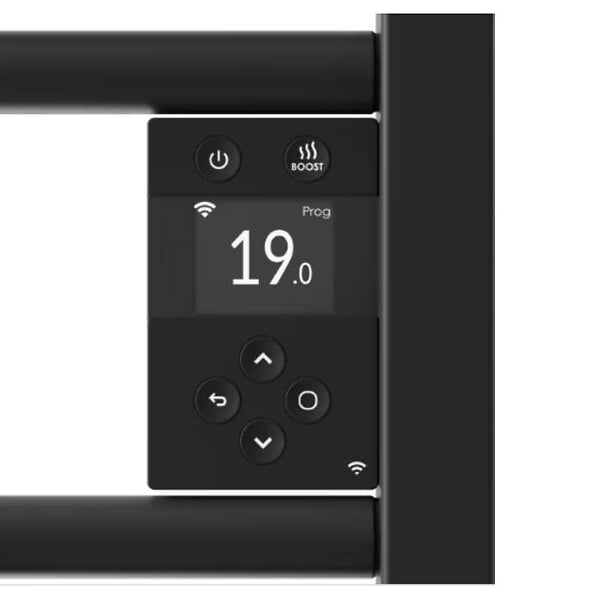 THERMOR - Sèche-serviettes électrique connecté Riva 5 - 750W - Sans soufflerie - Noir - large