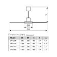 VORTICE - Ventilateur plafond rév Gris argent ø120 - vignette