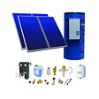 THERMADOR - Chauffe-eau solaire toiture plate 4 capteurs solaires. ballon 500L prod ECS instantanée - THERMADOR - PSOLCHECSPBM45TP - vignette
