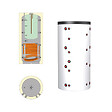 THERMADOR - Ballon combiné avec stockage eau chaude sanitaire 1500 L 1 échangeur acier - THERMADOR - BSEBM1500HE - vignette