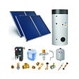 THERMADOR - Chauffe-eau solaire 4 capteurs solaires fixation toiture inclinée + ballon ECS 500L double échangeur - vignette