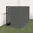 DECOCLIM - Face dos pour cache en aluminium anthracite extension XL Plus - DECOCLIM-23AXL7016-DOSP - vignette