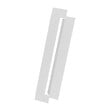 DECOCLIM - Lot de 2 joues latérales en alu blanc taille L - DECOCLIM - DECOCLIM-23AL9010-JLAT - vignette