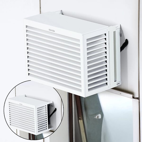 DECOCLIM - Lot de 2 joues latérales en alu blanc taille S - DECOCLIM - DECOCLIM-23AS9010-JLAT - large