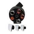 VORTICE - Kit PENTA VMC simple flux autoréglable suspendue ou fixée + 3 bouches design - VORTICE - KVAPE5D - vignette
