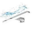 FOCCO - Applique pour miroir LED Esther 28x2,9 cm 5700 K blanc, 6 W, IP44, chrome (ESTHER280NEW) - vignette