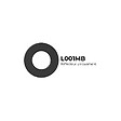 SOLUM - Collerette ronde fixe Noir mat pour LECCO - SOLUM - L001MB - vignette