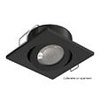 SOLUM - Collerette Carrée Noir Mat pour COMA - SOLUM - TBC102MB - vignette