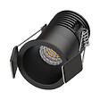 SOLUM - LYRA Mini Spot encastré noir 5W. CCT 2700-3000-4000K. 250-300Lm. dimmable. basse luminance - SOLUM - S0220490D - vignette
