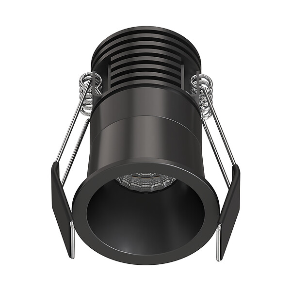 SOLUM - LYRA Mini Spot encastré noir 5W. CCT 2700-3000-4000K. 250-300Lm. dimmable. basse luminance - SOLUM - S0220490D - large