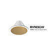 SOLUM - Réflecteur rond pour HYDOR MAX 92mm Blanc Or - SOLUM - RV103GW - vignette