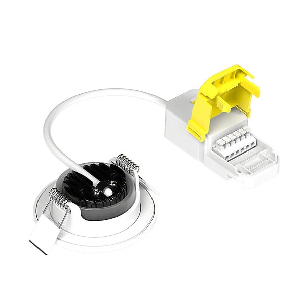 SOLUM - Spot LED SOLUM LIBRA S0050690D extra plat RT2012 RE2020 encastrable orientable dimmable 6W, IP65 - large