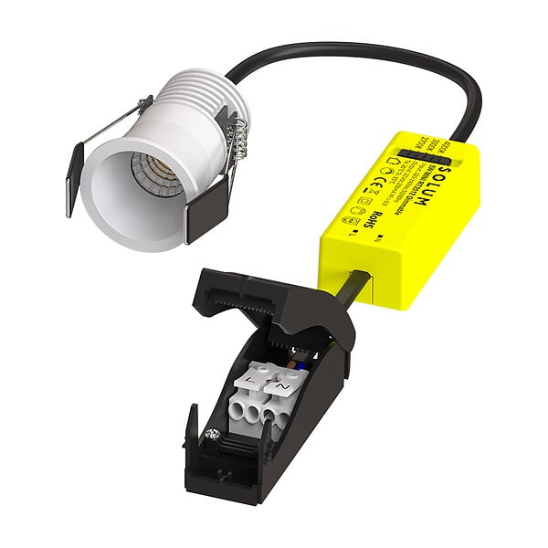 SOLUM - LYRA Mini Spot encastré blanc 5W. CCT 2700-3000-4000K. 350-400Lm. dimmable. basse luminance - SOLUM - S0210490D - large