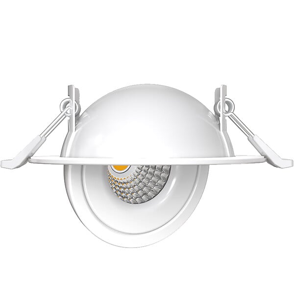 SOLUM - LEO Spot encastré alu brossé 8W. 690Lm. CCT 2700K/3000K/4000K. Orientable 90. Rotatif 360 - SOLUM - S0170790D - large