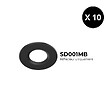 SOLUM - Pack de 10 collerettes rondes noires pour STELLA SD - SOLUM - SD001MB - vignette