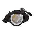 SOLUM - LECCO Noir Spot encastré 6W. 606-663Lm. dimmable. CCT 2700-3000-4000K - SOLUM - S0280690D - vignette
