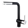 THERMADOR - TANER Mitigeur évier chromé-noir douchette extractible 1 jet - THERMADOR - TAN11NCH - vignette