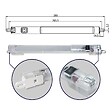 LETTEL - Éclairage LED fixation en saillie 12-72 Vcc pour armoire électrique - LETTEL - GTA-ECL1S-DC - vignette
