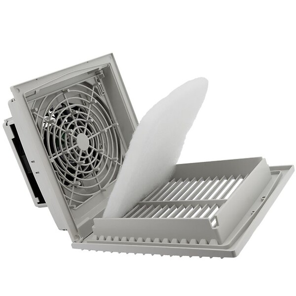 LETTEL - Grille de ventilation 204x204 et filtre pour armoire électrique - LETTEL - GTA-176-FF - large