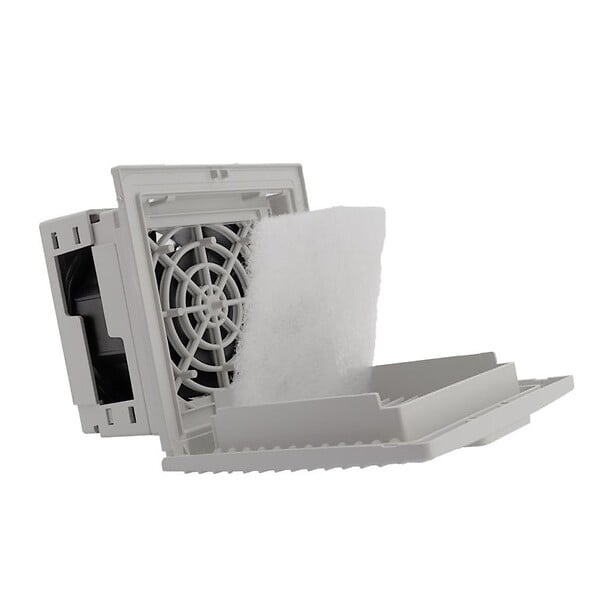 LETTEL - Grille 114x114 avec ventilateur 230V et filtre pour armoire électrique - LETTEL - GTA-92-VFF-230 - large