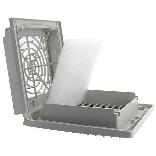 LETTEL - Grille de ventilation 150x150 et filtre pour armoire électrique - LETTEL - GTA-125-FF - large