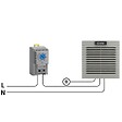 LETTEL - Grille 204x204 pour ventilateur 230V et filtre pour armoire électrique - LETTEL - GTA-176-VFF-230 - vignette