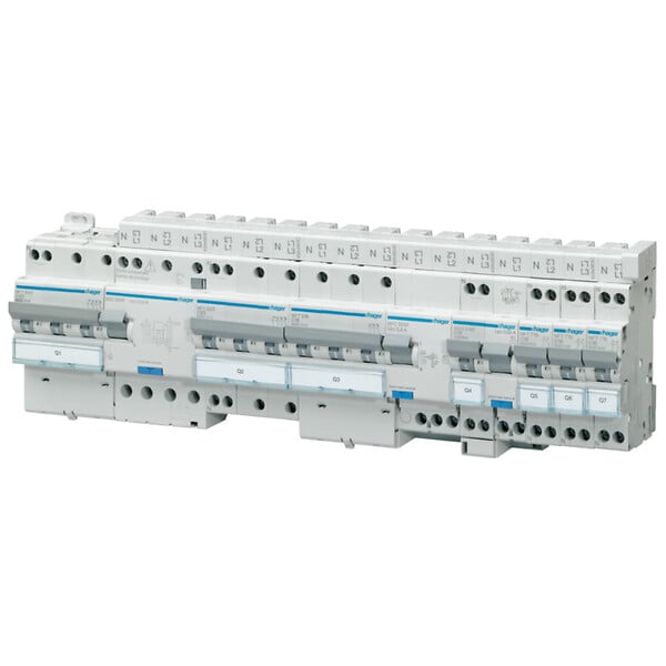 HAGER - Disjoncteur différentiel 1P+N 4.5-6kA courbe C 10A 30mA type AC - HAGER - ADC810F - large