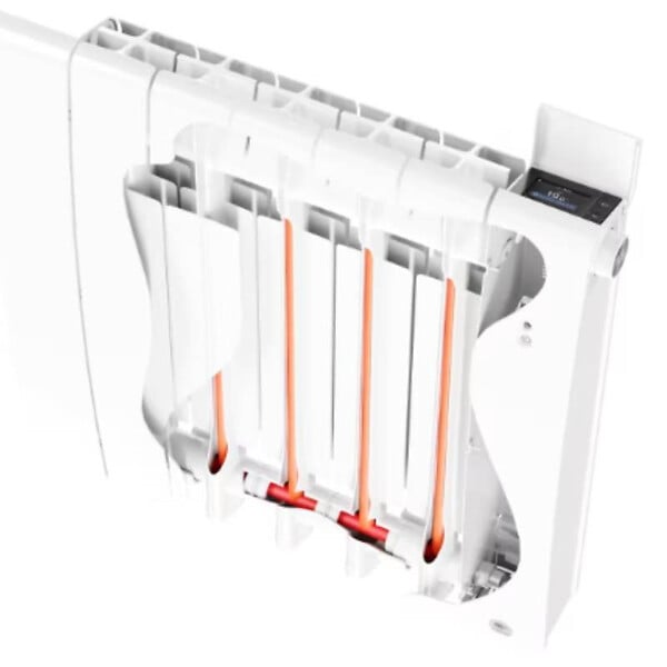 THERMOR - Radiateur à inertie connecté Bilbao 4 Thermor - Bas - 1400W - Gris ardoise - large
