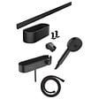 HANSGROHE - Pack mitigeur douche thermostatique encastré WallStoris noir mat avec accessoires - vignette