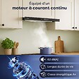 CIARRA - Hotte Tiroir 60cm 606m3/h tactile Recyclage ou Evacuation CD6909AB - vignette