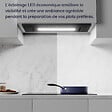 CIARRA - CIARRA Hotte Encastrable 60cm Groupe Filtrant 450m3/h 3 vitesses tactile et geste commande recyclage ou évacuation CD6931BK - vignette