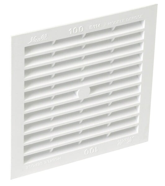 NICOLL - GRILLE VISCOL CARR 200 BLC - large