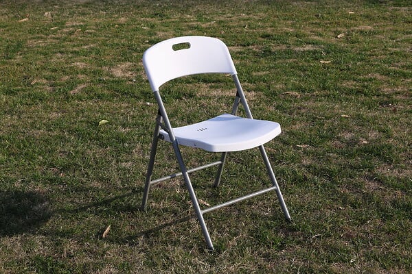 ARTIS - Chaise pliante - Blanc - large