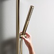HANSGROHE - Pommeau de douche HANSGROHE Pulsify S 100 EcoSmart bronze brossé - vignette