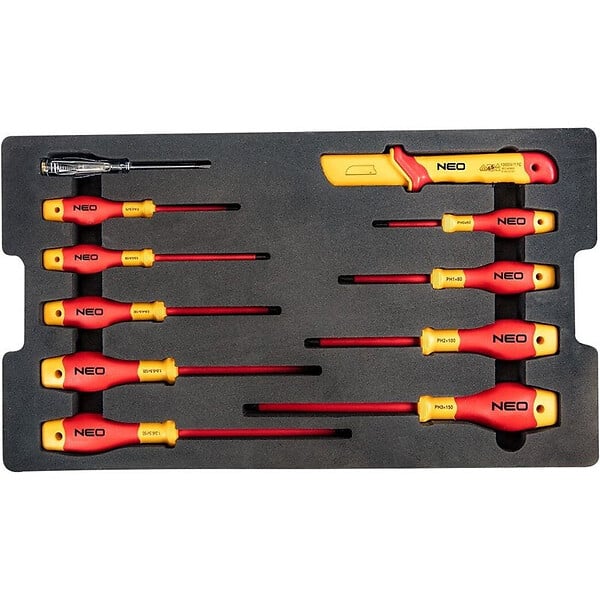 NEO TOOLS - Coffret d'outillage électricien 52 pcs - NEO TOOLS - 01-311 - large