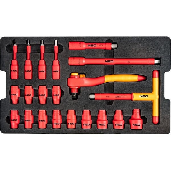 NEO TOOLS - Coffret d'outillage électricien 52 pcs - NEO TOOLS - 01-311 - large