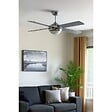 NIKLAS - Ventilateur Plafonnier Eclairage 4 pales 60 W 3 vitesses Ø 121 cm Télécommande NIKLAS - vignette