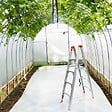 SECURY-T - Escabeau pliable télescopique tubulaire 1.51M 4 marches - vignette