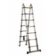 SECURY-T - Echelle/escabeau télescopique double - Aluminium 2x7 marches H4.4m (2,2+2,2) - vignette