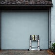 SECURY-T - Echelle télescopique aluminium 9 marches H 2,6M avec barre stabilisatrice - vignette