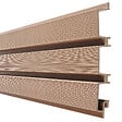 SYLWAY - Lame bardage Claire-voie bois composite - Brun - L.2,5m - vignette