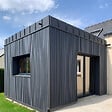 SYLWAY - Lame bardage claire-voie bois composite L.2,5m - Gris - vignette