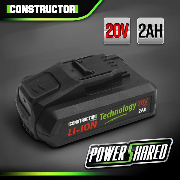 CONSTRUCTOR - Batterie lithium max 20V - 2Ah Power Shared Constructor - large