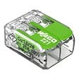 WAGO - Boite de 100 bornes d'installation 221 Green Range Wago - 2 conducteurs 4mm² - à leviers souple & rigide - vignette