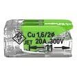 WAGO - Boite de 100 bornes d'installation 221 Green Range Wago - 2 conducteurs 4mm² - à leviers souple & rigide - vignette