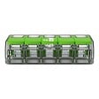 WAGO - Boite de 25 bornes d'installation 221 Green Range Wago - 5 conducteurs 4mm² - à leviers souple & rigide - vignette