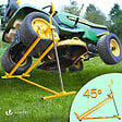 VOUNOT - Leve tracteur Tondeuse Supporte 400 kg max Jaune - vignette