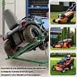 VOUNOT - Leve tracteur Tondeuse Supporte 400 kg max Vert - vignette